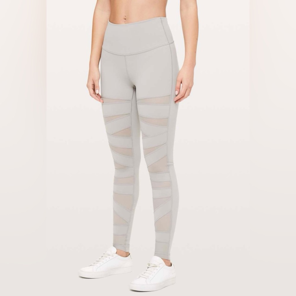 Lululemon | Wunder Under Pant Leggings (High-Rise) *Tech Mesh 28" | Size 6